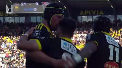 TOP 14 - Essai de Thomas BERJON 2 (SR) - Stade Rochelais - Oyonnax Rugby