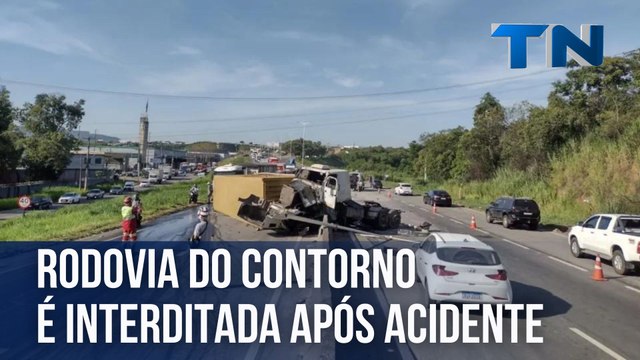 Rodovia do Contorno é interditada após acidente