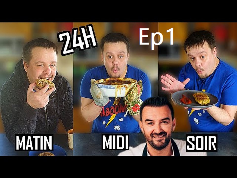 Je mange que des recettes "Tous en cuisine" de Cyril Lignac pendant 24 heures Ep1 !
