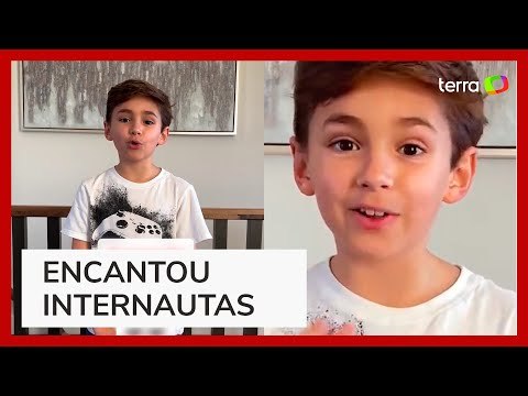 Menino viraliza ao ensinar expressões cearenses em inglês