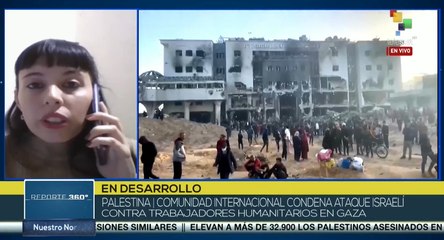 Siete trabajadores humanitarios pierden la vida en Gaza por nuevo ataque israelí