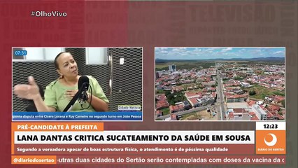 Pré-candidata a prefeita, Lana Dantas critica saúde em Sousa e diz que gestão Tyrone é “só perfumaria”