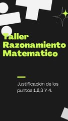 TALLER RAZONAMIENTO MATEMATICO