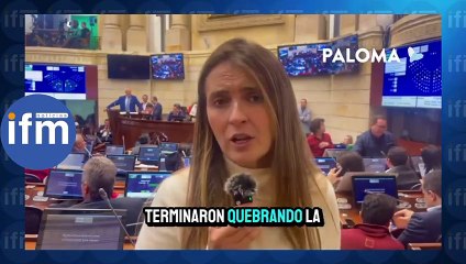Paloma Valencia explica intervención a EPS Sanitas