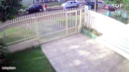 Câmera de segurança registra Marcos Paulo Guilhermino no Jardim Clarito