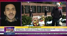 En Argentina recuerdan a veteranos y caídos en la guerra de Las Malvinas