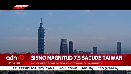 ¡Última Hora! Reportan sismo magnitud 7.5 en Taiwán, ¡impresionantes imágenes!