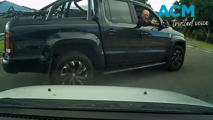 Dashcam footage unleashes debate about who has the right-of-way on roundabout