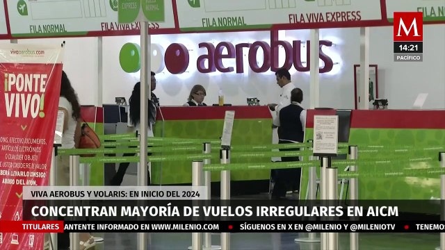 88.5% de vuelos irregulares de Viva Aerobus y Volaris se concentran en el AICM durante enero