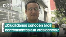 ¿Los ciudadanos conocen a los candidatos a la Presidencia de la República?