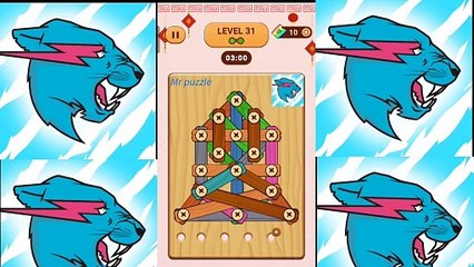 Wood nuts and bolts puzzle level 30