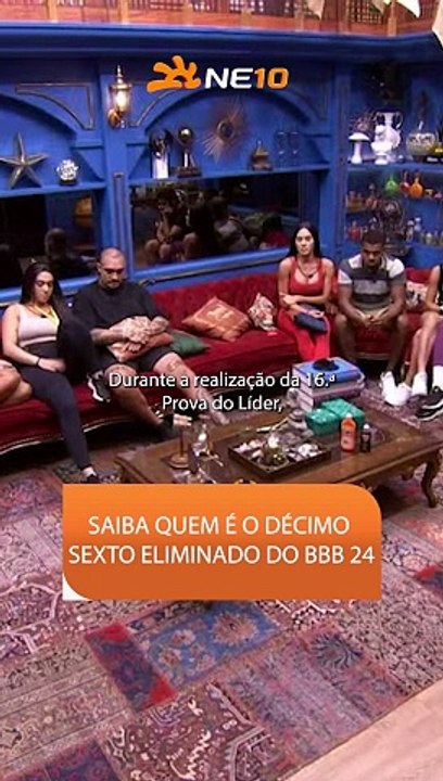 BBB 24: Veja quem foi a 15º eliminada do programa