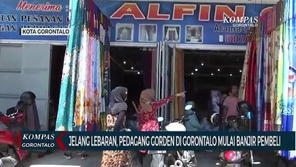 Jelang Lebaran Idul Fitri, Omset Pedagang Gorden di Kota Gorontalo Meningkat