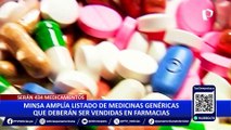 Farmacias deberán contar con stock mínimo del 30% de medicamentos genéricos