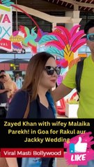 Zayed Khan with wifey Malaika Parekh! in Goa for Rakul aur Jackky Wedding