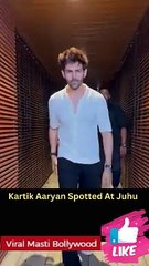 Kartik Aaryan Spotted At Juhu