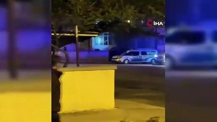 Psikopat komşu mermi yağdırdı