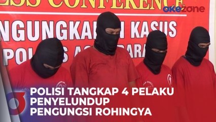 4 WNI Pelaku Penyelundupan Pengungsi Rohingya di Aceh Ditangkap Polisi