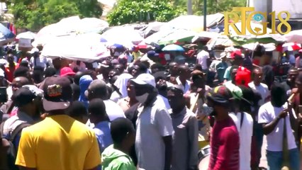 Manifestasyon pou sipòte yon konsèy prezidansyèl 3 manm ki gen nan tèt li ex senatè eli Guy Philippe