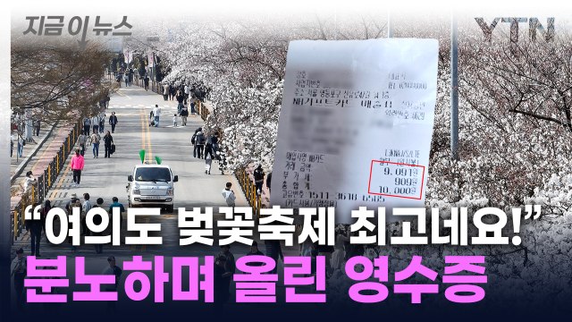 이게 만원이랍니다 ...여의도 벚꽃축제 바가지 논란 '시끌' [지금이뉴스] / YTN
