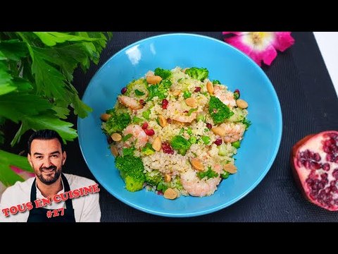 Tous en cuisine #27 ; Je teste le taboulé vert aux crevettes de Cyril Lignac ! Tous en cuisine #27 _ Je teste le taboulé vert aux crevettes de Cyril Lignac ! (Exclusivité Dailymotion)
