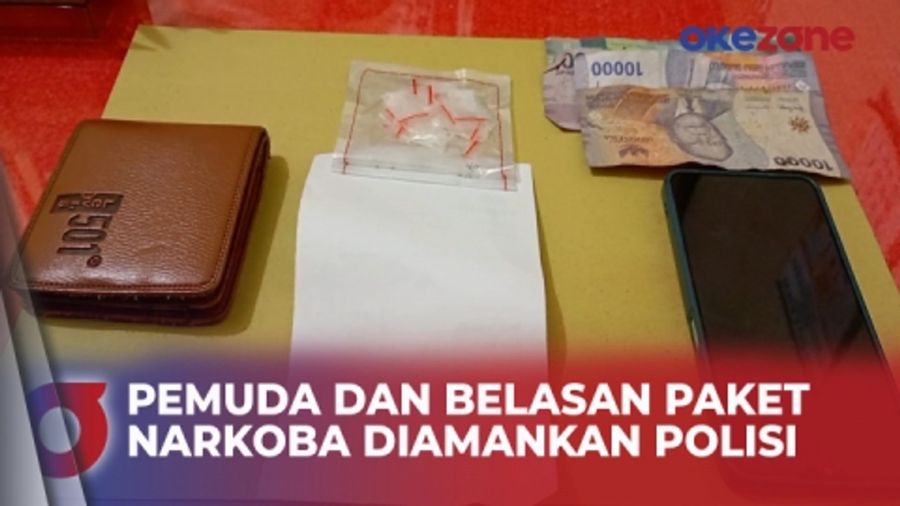 Polisi Amankan Pemuda dan Belasan Paket Narkoba Jenis Sabu