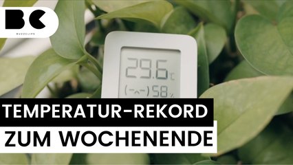 Télécharger la video: Temperaturen bis zu 30 Grad am Wochenende!