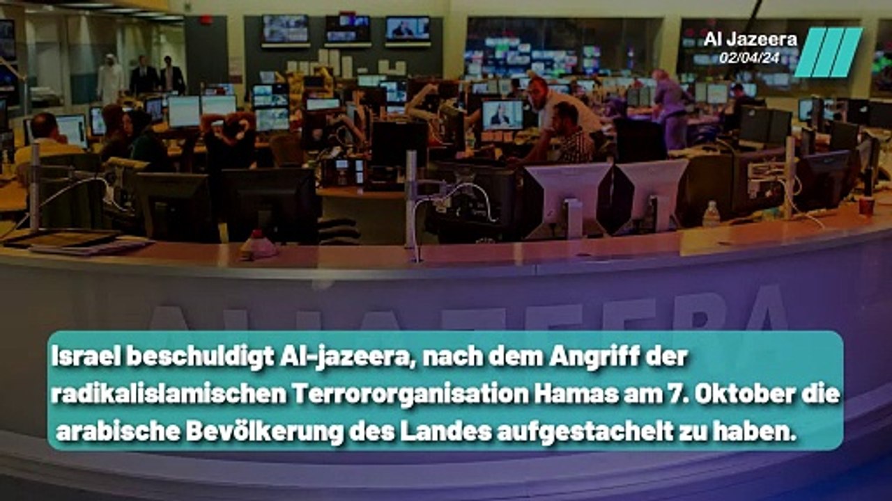 Israel wirft Al Jazeera Anstiftung zur Gewalt vor