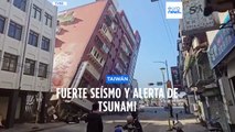 Un fuerte terremoto sacude Taiwán y activa una alerta de tsunami en Japón y Filipinas