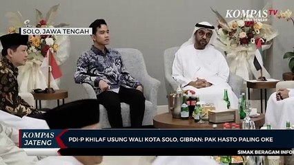 PDI-P Khilaf Usung Wali Kota Solo, Gibran: Pak Hasto Paling Oke