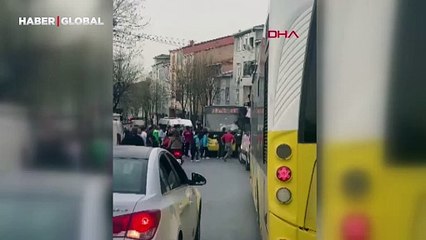 İstanbul'da yol tartışmasında İETT şoförüne yumruklu saldırı