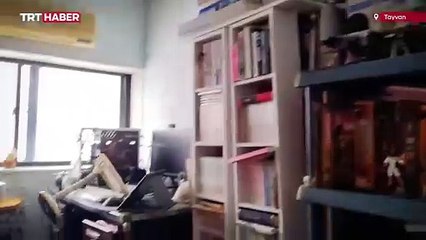 Tayvan'daki depremden yeni görüntüler