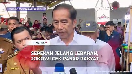 Sepekan Jelang Lebaran, Jokowi Cek Harga Sembako di Merangin, Jambi