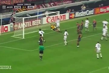 AC Milan vs. Galatasaray SK Maçın tamamı Şampiyonlar Ligi 1999-2000  1. grup aşaması, 2. maç günü San Siro (Milano)  21 Eylül 1999  2,DEVRE