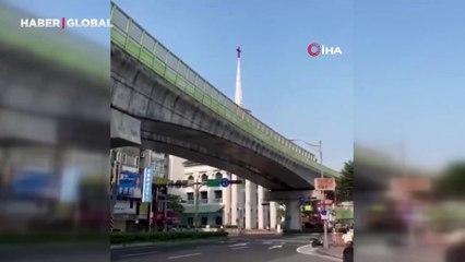 Tayvan'daki 7,4'lük depremden yeni görüntüler! Dehşet anları...