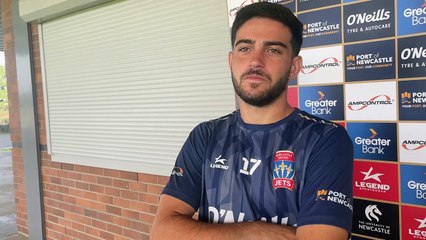 Jets men - Kosta Grozos, Newcastle Herald, April 3, 2024