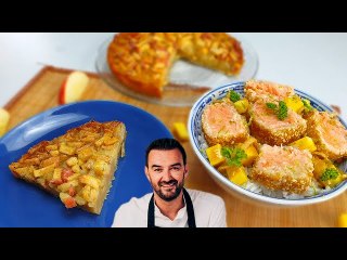 Tous en cuisine #45 - Le moelleux aux pommes et saumon croustillant à la mangue de Cyril Lignac ! (Exclusivité Dailymotion)