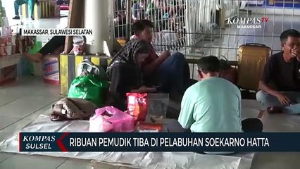 Ribuan Pemudik Tiba Di Pelabuhan Soekarno Hatta
