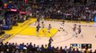 Curry with no-look dime to Wiggins for the layup