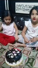 Akshu Trishu celebrating Mother birthday 2024