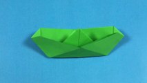 Origami - Comment réaliser une Barque en papier | Bateau en Papier