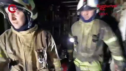 İstanbul - Beşiktaş'ta 29 kişinin öldüğü gece kulübünün yangın sonrası içinden görüntüler