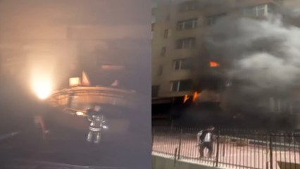 Beşiktaş'ta gece kulübünde 29 kişinin hayatını kaybettiği yangından yeni görüntü
