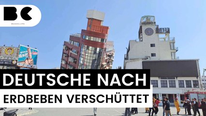 Deutsche nach Erdbeben auf Taiwan in Tunnel eingeschlossen