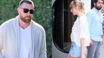 Travis Kelce Takes Taylor Swift to The Jewelry Shop After Lunch in LA
