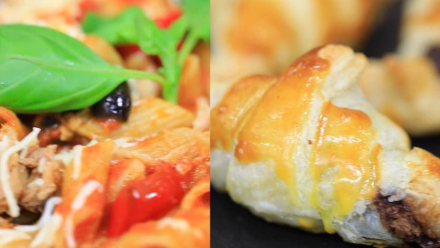 Penne alla puttanesca , Mini Croissants au chocolat - Koujinetna haka ramadan 3 Ep 23