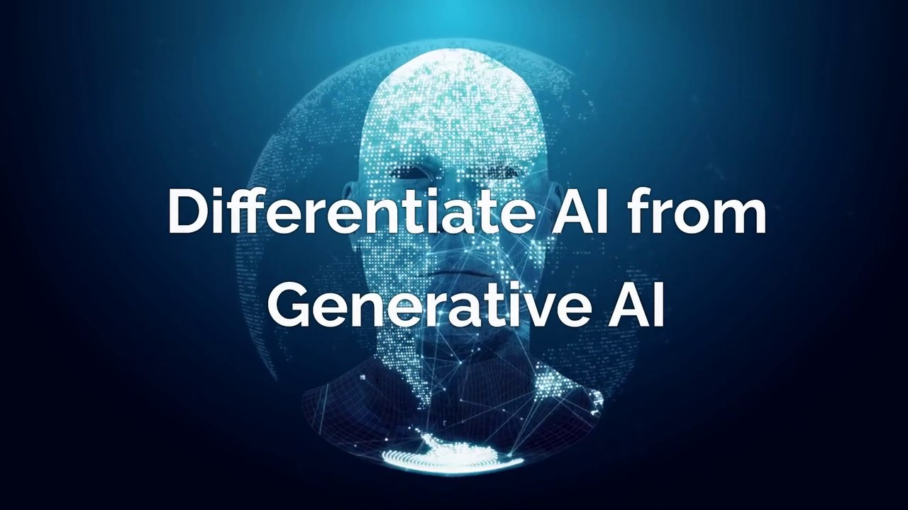 Differentiate AI from Generative AI