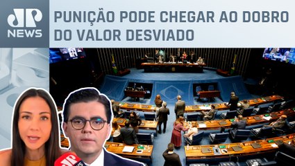 Senado aprova multa maior para condenados por corrupção; Amanda Klein e Vilela analisam