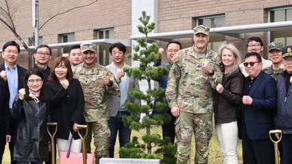 [경기] 경기도·美 2사단, 평택 사령부서 식목일 기념식수 / YTN