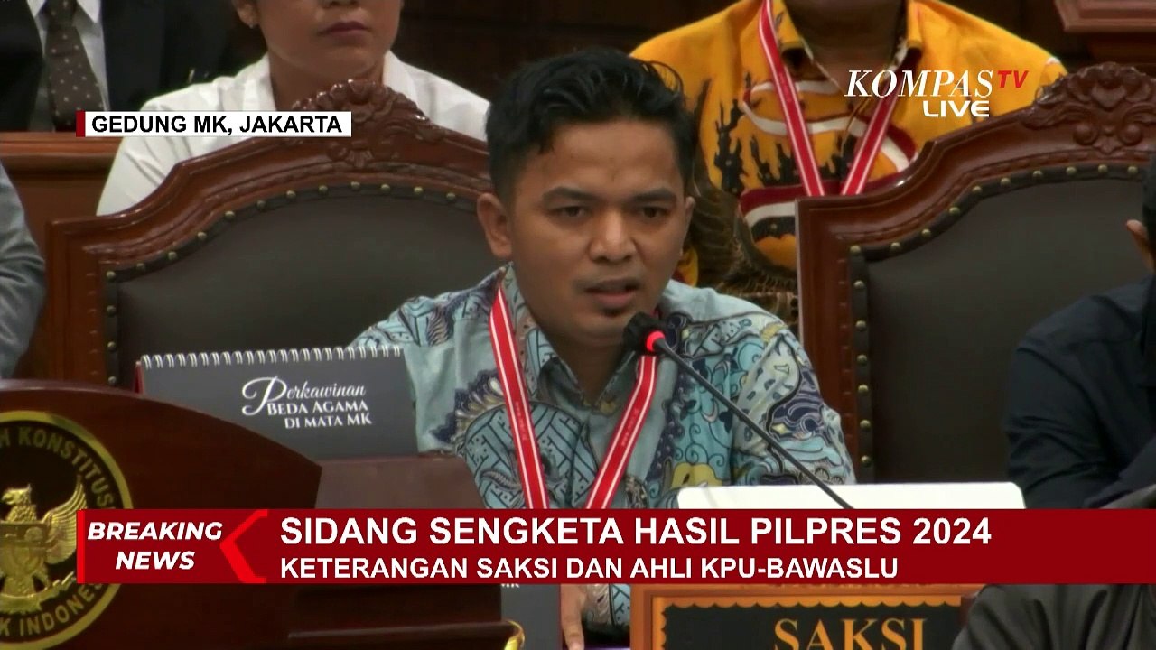 Sengketa Pilpres di MK, Saksi dari Bawaslu Berbagai Daerah Soal Kecurangan dan Kejanggalan Pemilu